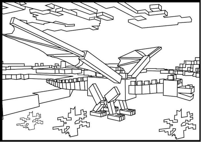 Minecraft Coloring Pages 727