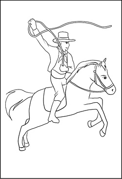 Horse Coloring Pages 376