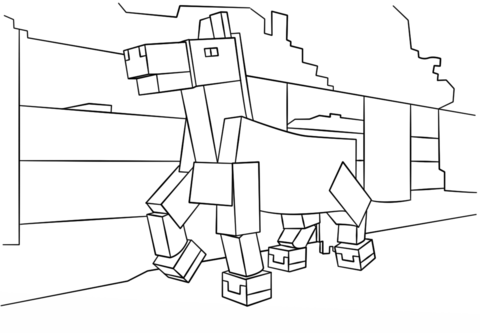 Minecraft Coloring Pages 442