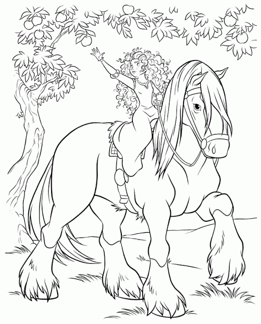 Horse Coloring Pages 842