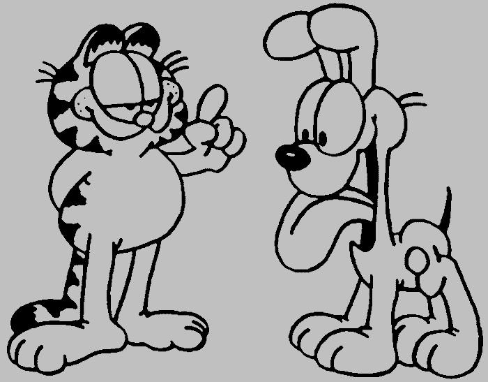 Garfield Ausmalbilder 809
