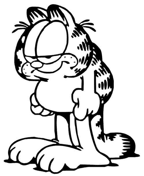 Garfield Ausmalbilder 815