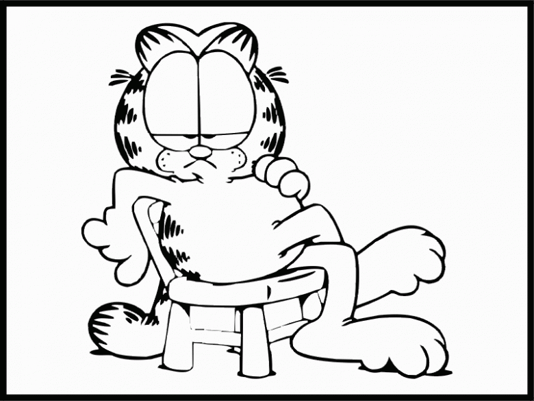 Garfield Ausmalbilder 814