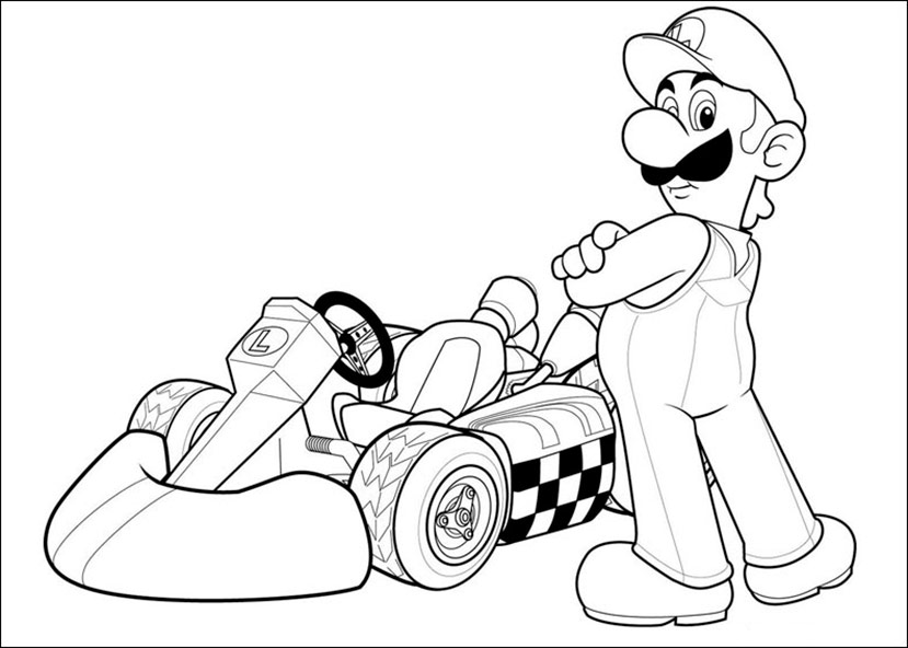 Super Mario Ausmalbilder 821