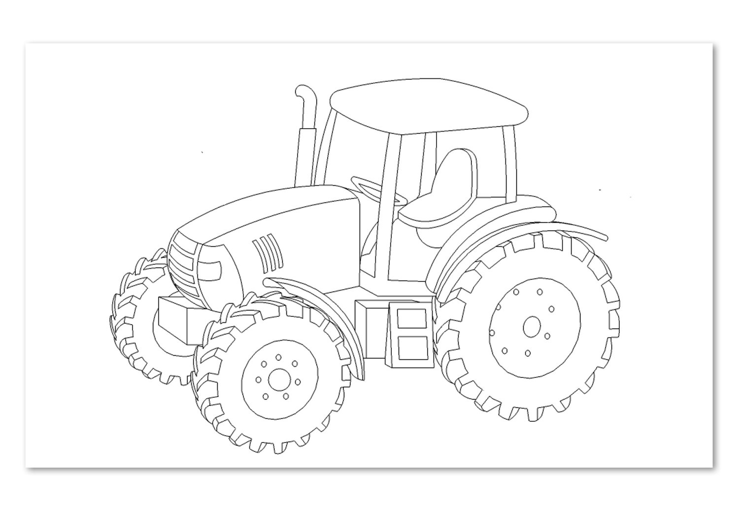 Traktor Ausmalbilder 843