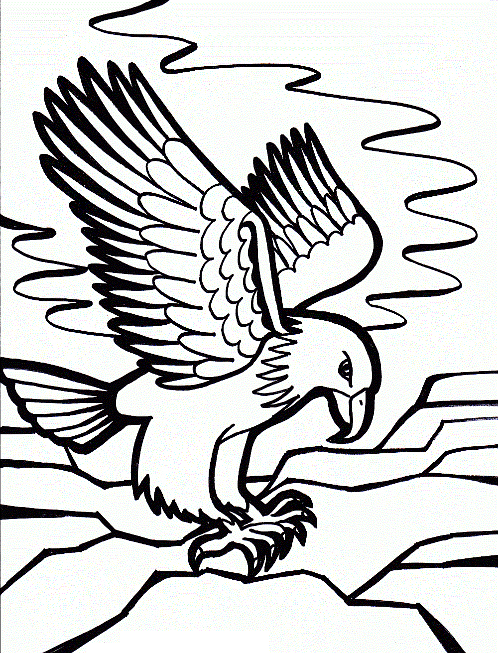 Adler Ausmalbilder 1831