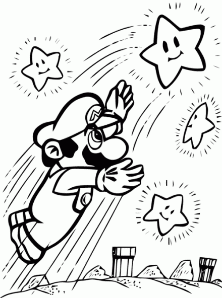 Super Mario Ausmalbilder 1412