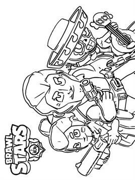 Brawl Stars Coloring Pages 1569