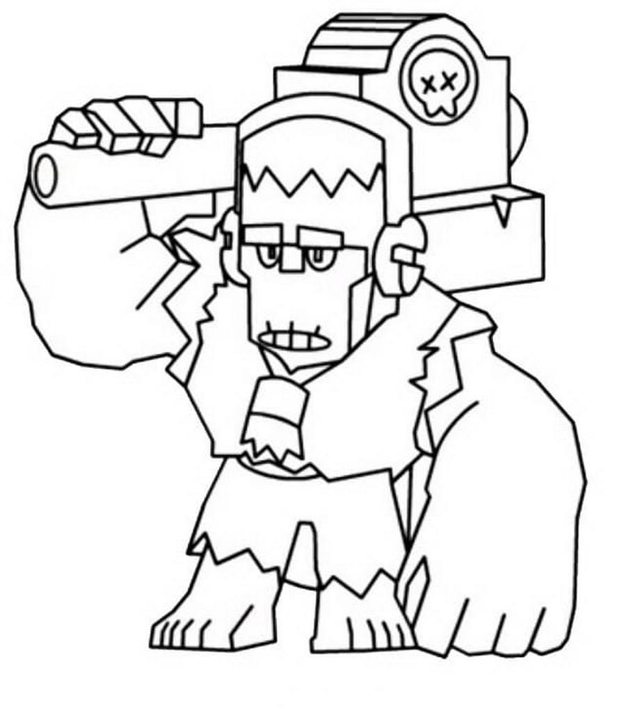 Brawl Stars Coloring Pages 1579