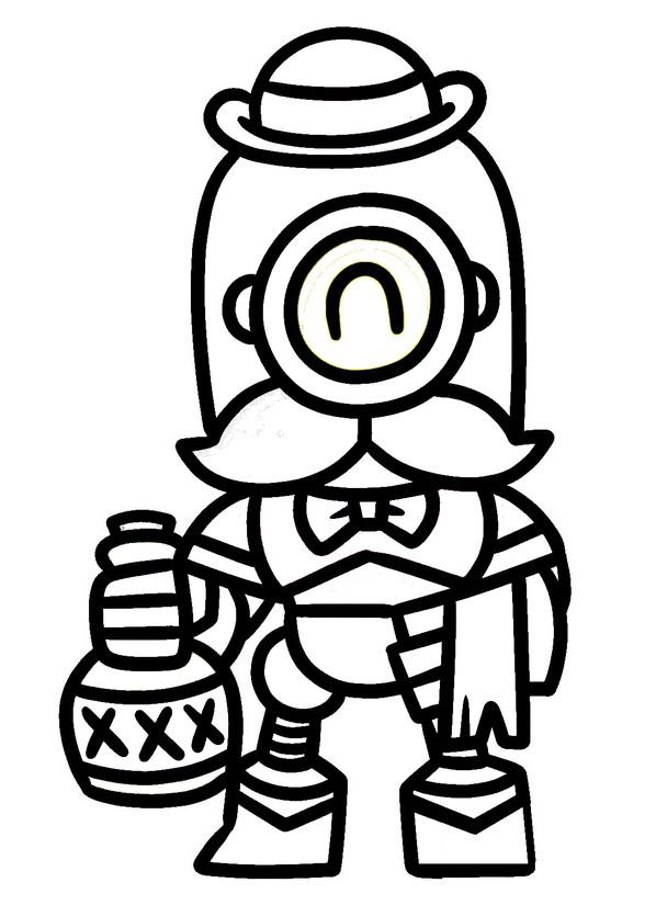 Brawl Stars Coloring Pages 1581
