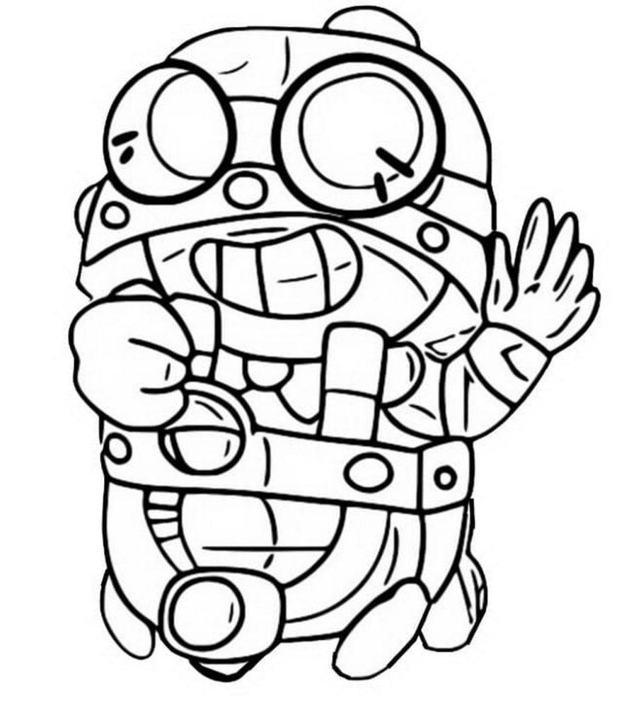 Brawl Stars Coloring Pages 1615
