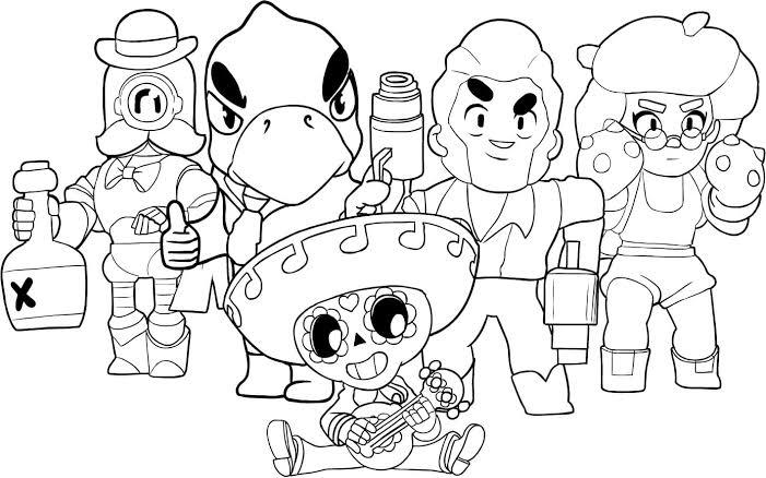Brawl Stars Coloring Pages 1616