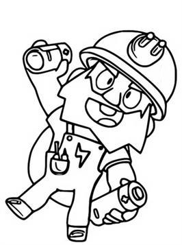 Brawl Stars Coloring Pages 1570