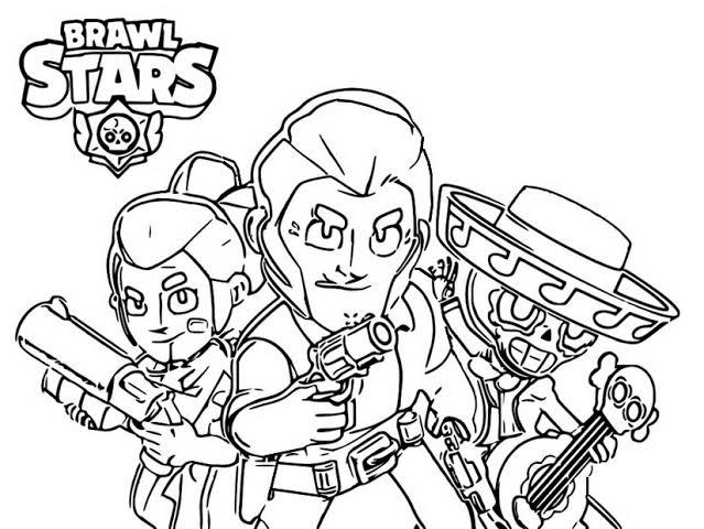 Brawl Stars Coloring Pages 1620