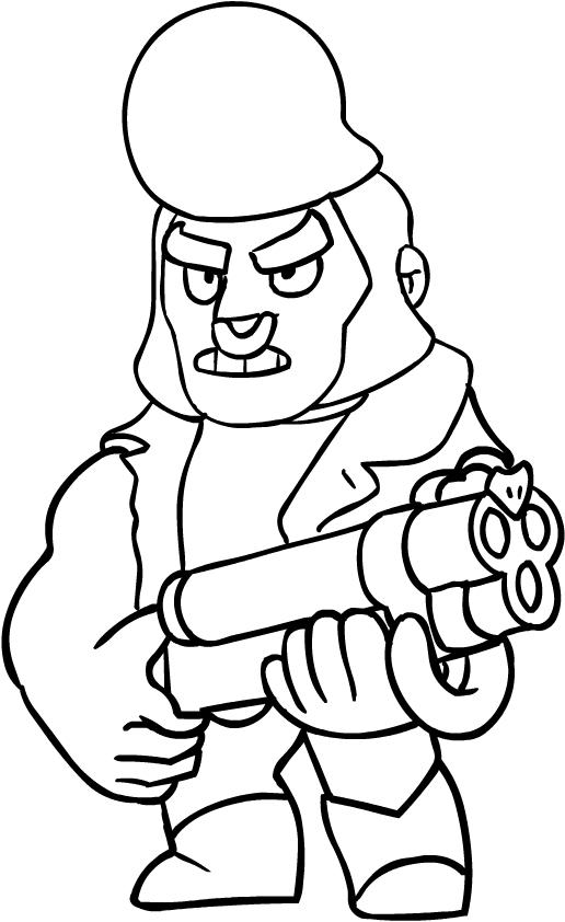 Brawl Stars Coloring Pages 1625
