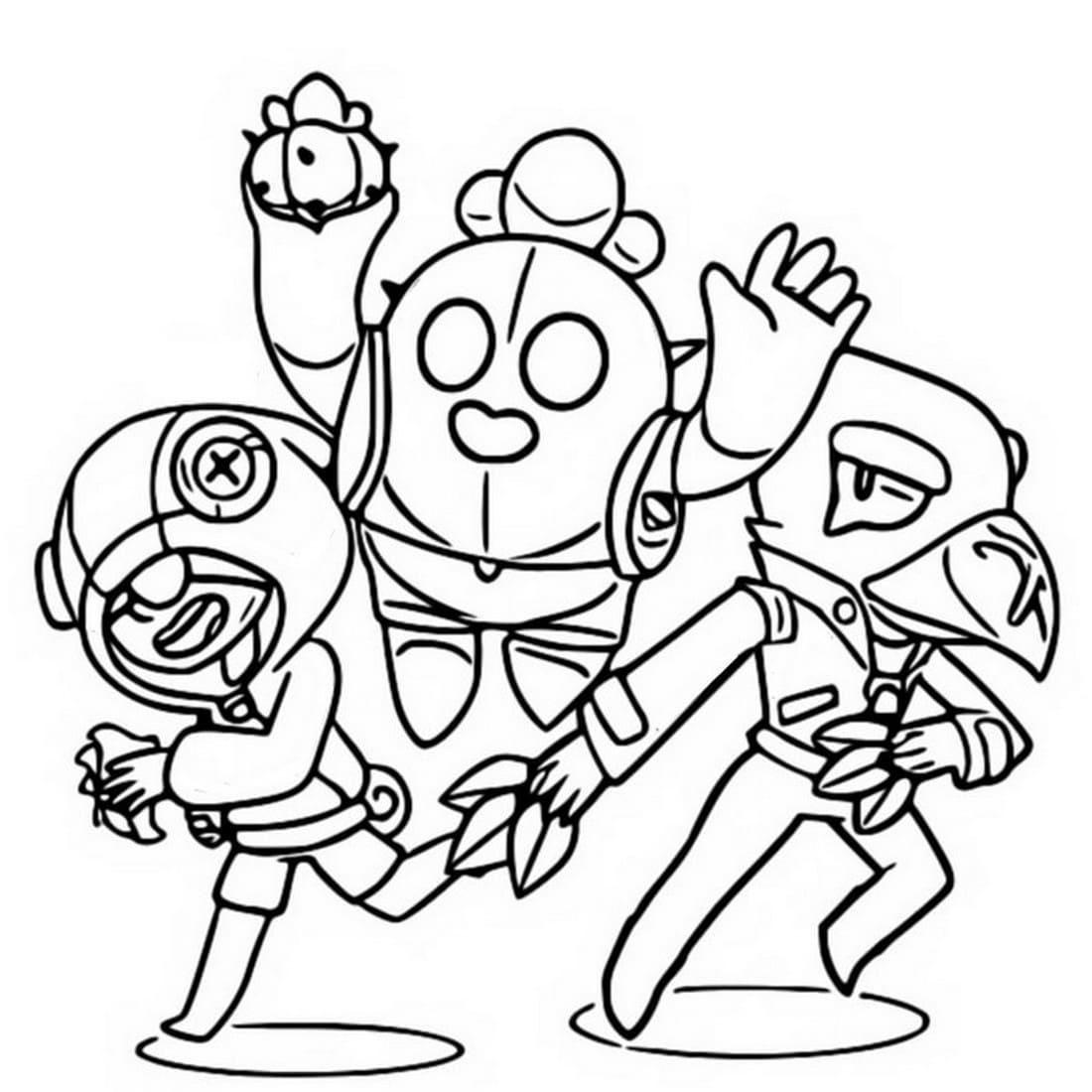 Brawl Stars Coloring Pages 1571