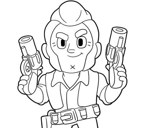Brawl Stars Coloring Pages 1572