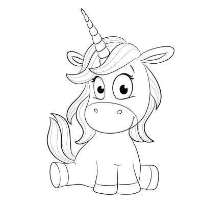 Unicorn Coloring Pages 1821