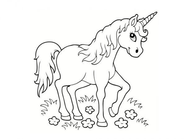 Unicorn Coloring Pages 1822