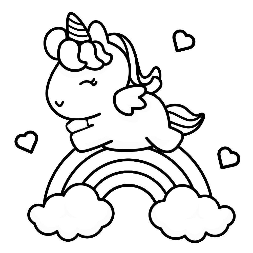 Unicorn Coloring Pages 1827