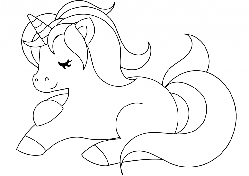 Unicorn Coloring Pages 1828