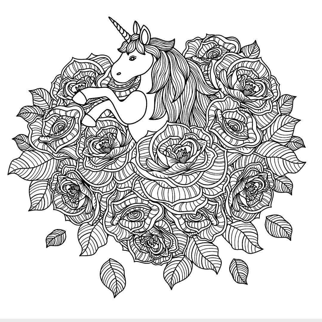 Unicorn Coloring Pages 1831