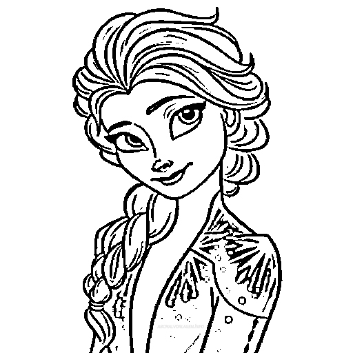 Dibujos de Elsa para colorear | 18 páginas Elsa para colorear y pintar