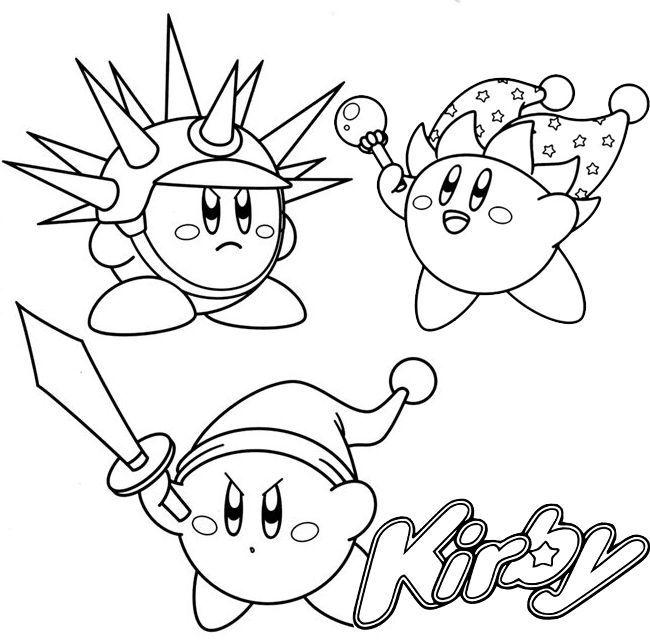 Kirby Ausmalbilder 2002