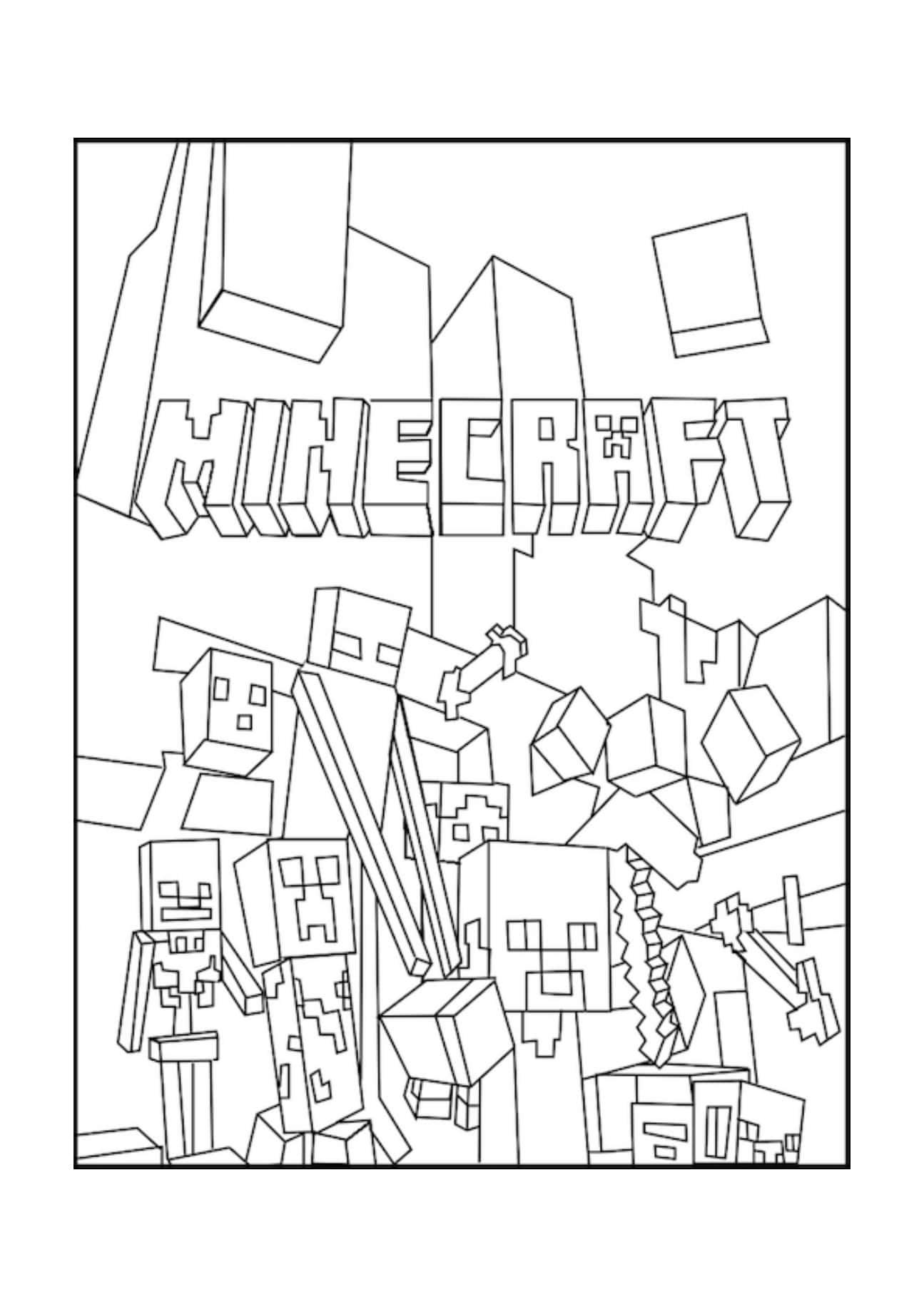 Minecraft Coloring Pages 1633