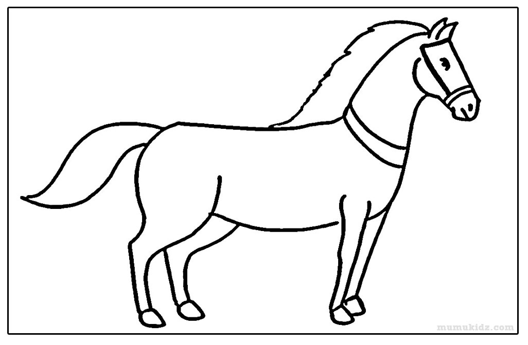 Pferde Ausmalbilder 2196
