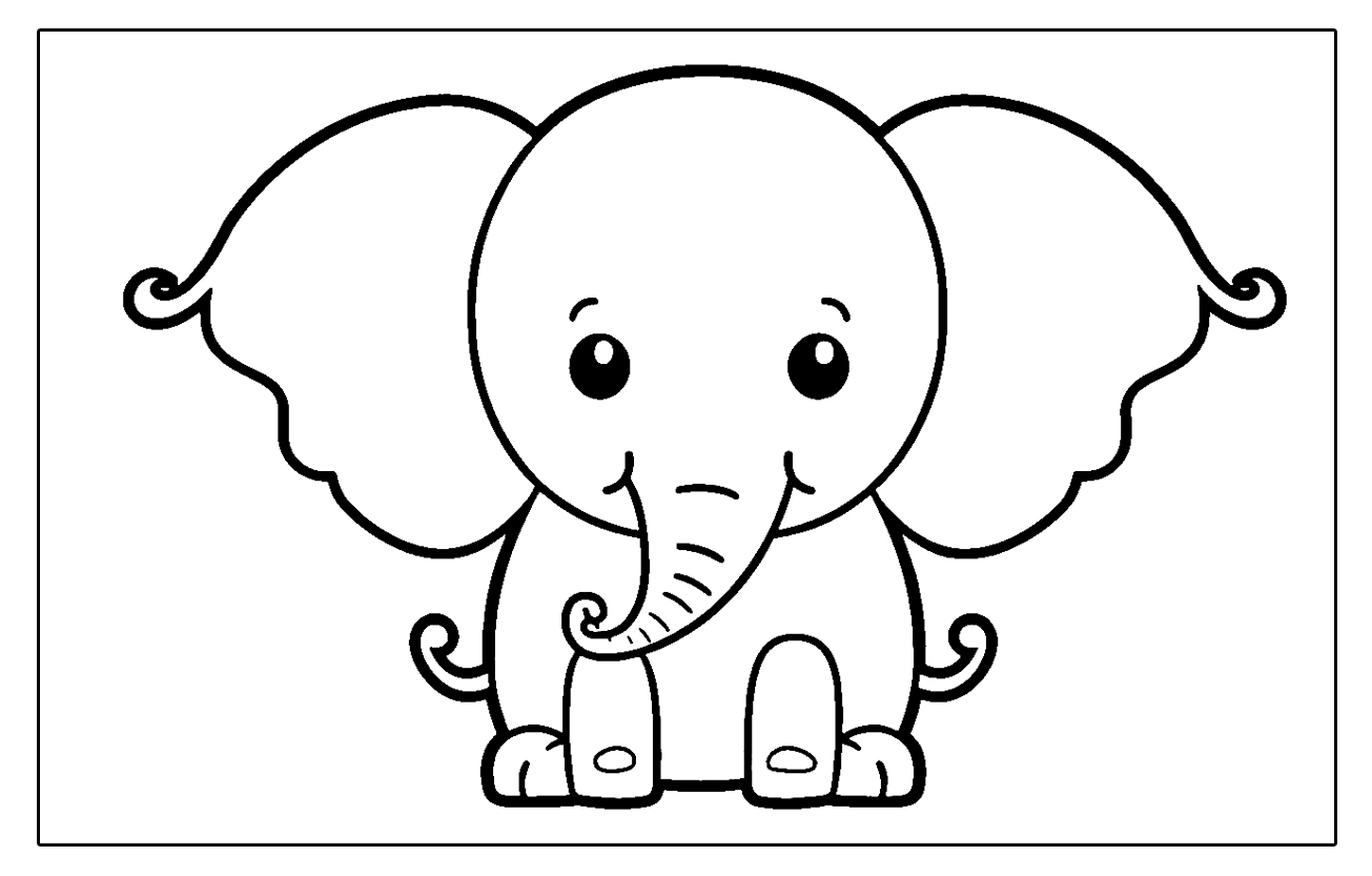 Elefant Ausmalbilder 2307