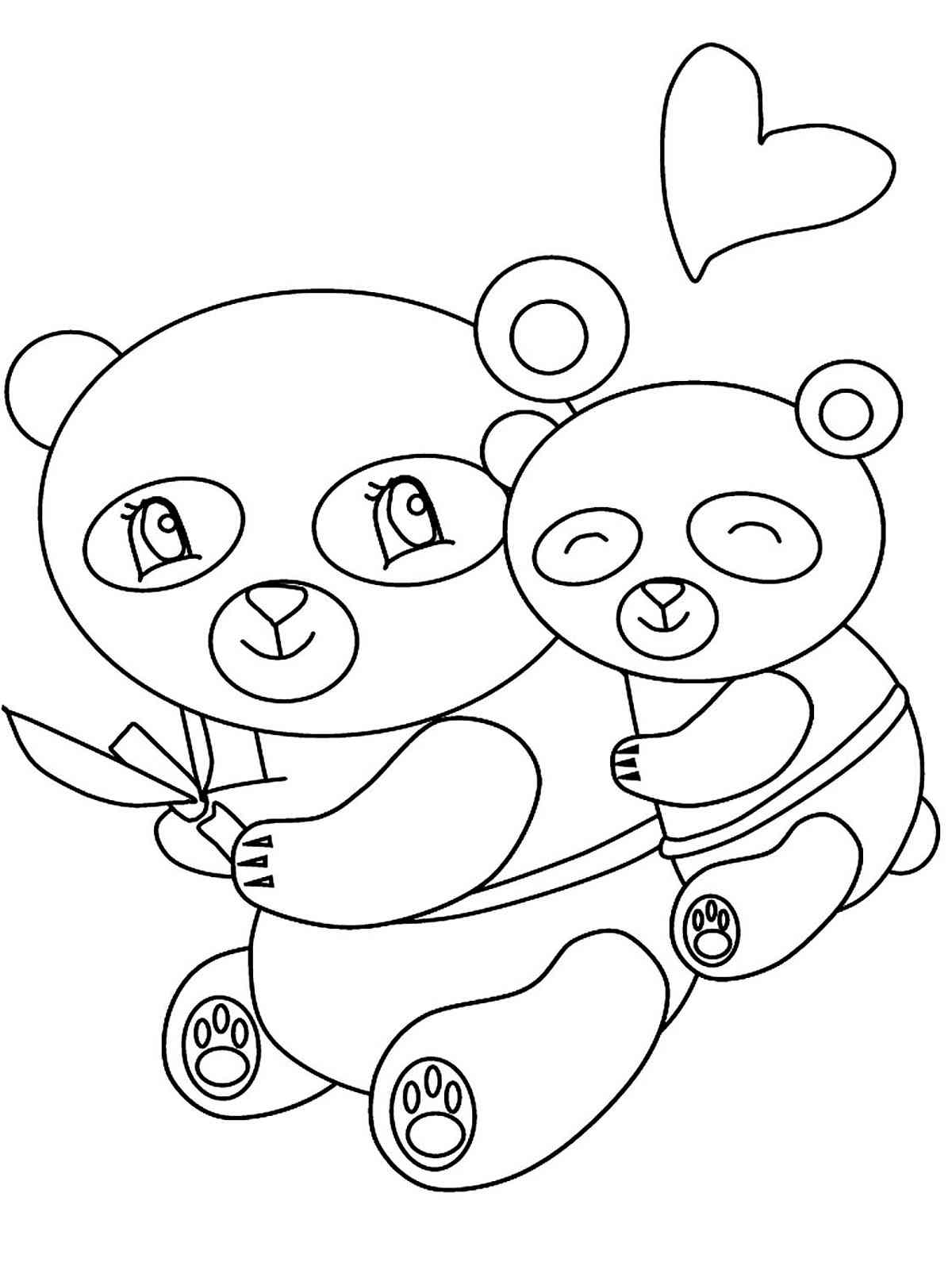 Panda Ausmalbilder 2263