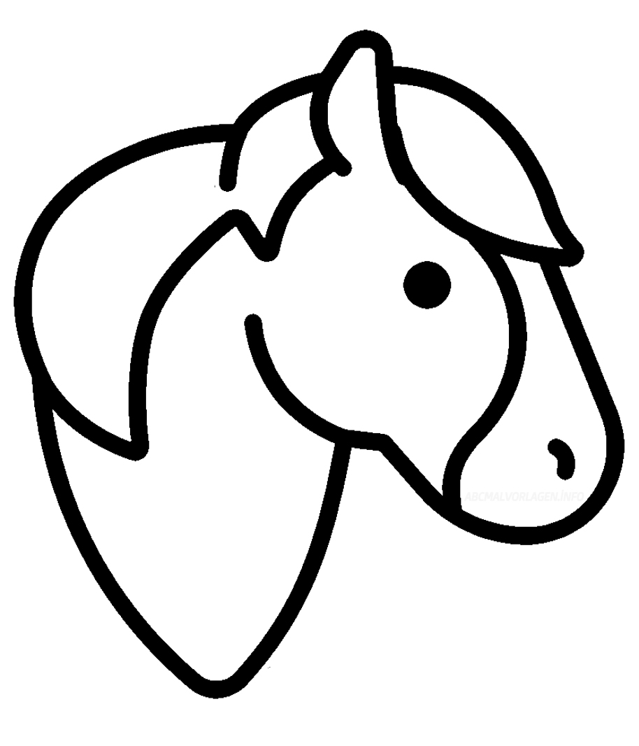 Horse Coloring Pages 1804