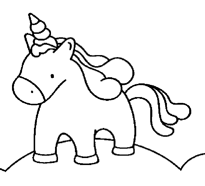 Unicorn Coloring Pages 1836
