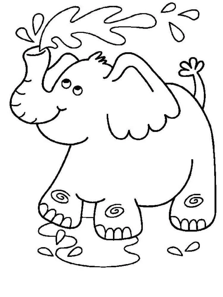Elefant Ausmalbilder 2298