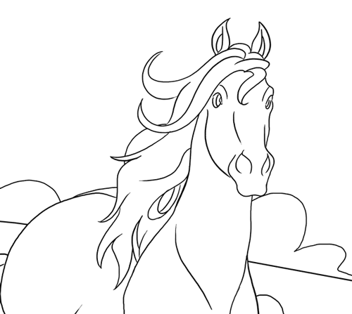 Horse Coloring Pages 167