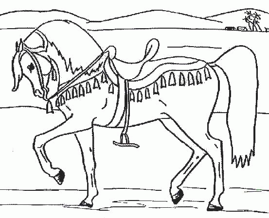 Horse Coloring Pages 193