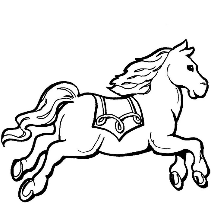 Horse Coloring Pages 169