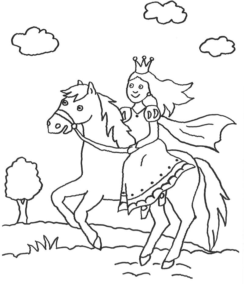 Horse Coloring Pages 196