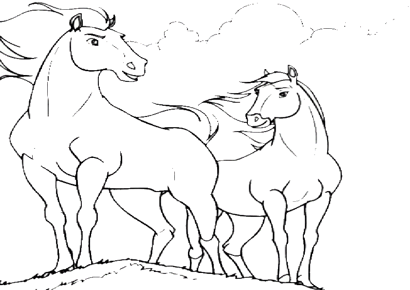 Horse Coloring Pages 175