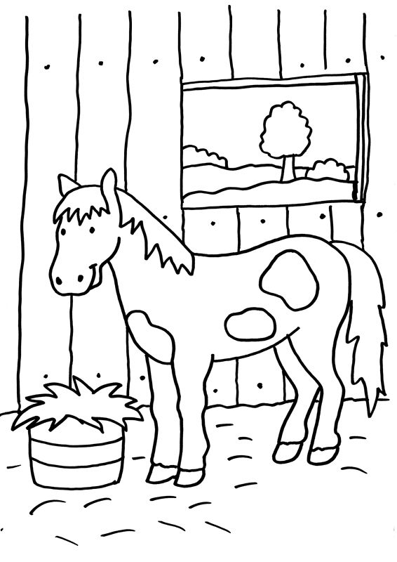 Horse Coloring Pages 184