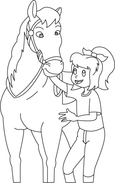 Horse Coloring Pages 188