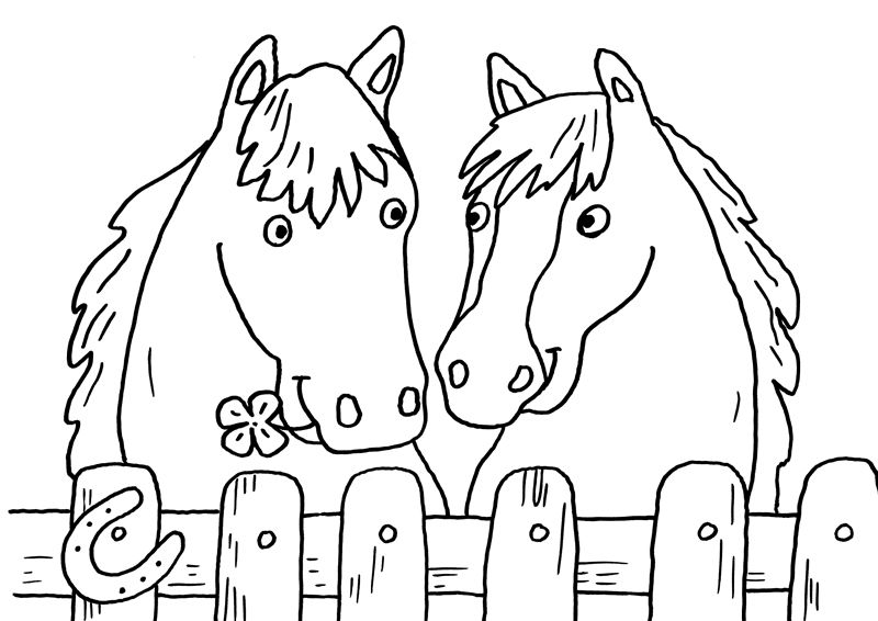 Horse Coloring Pages 171