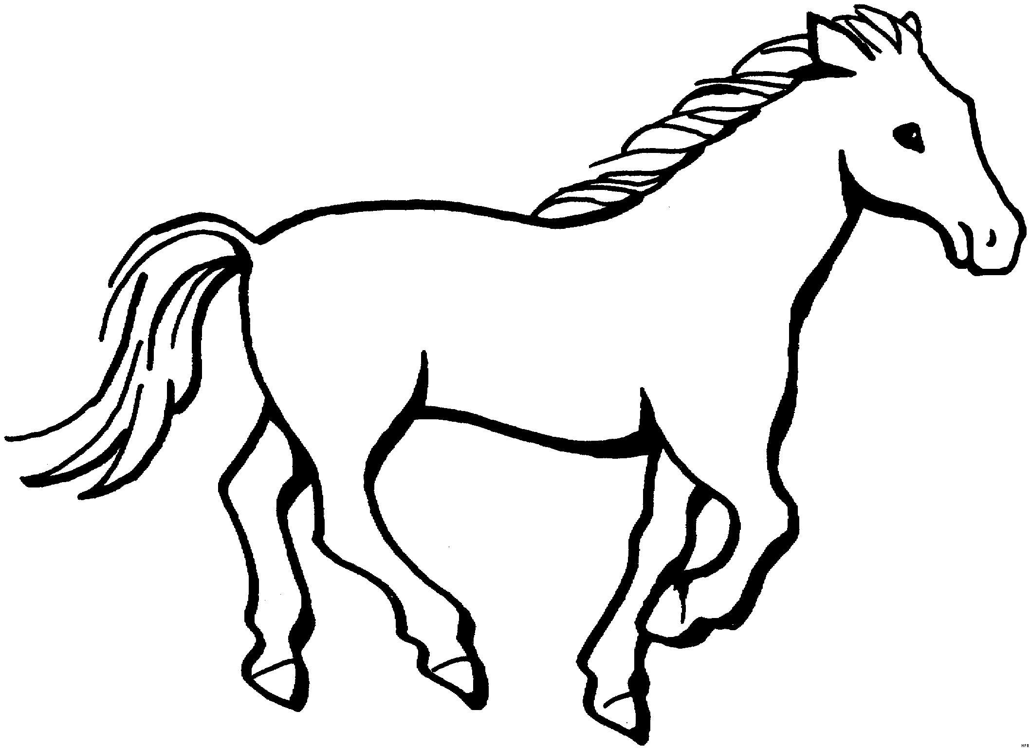 Horse Coloring Pages 178