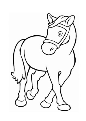 Horse Coloring Pages 173