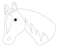 Horse Coloring Pages 159